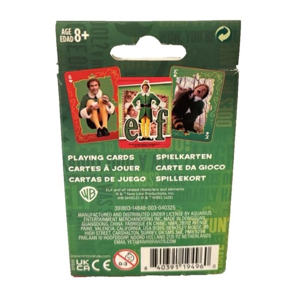Buddy the Elf Playing Cards Deck Movie-Themed Licensed Holiday Fun Gift Card Set - Picture 2 of 4